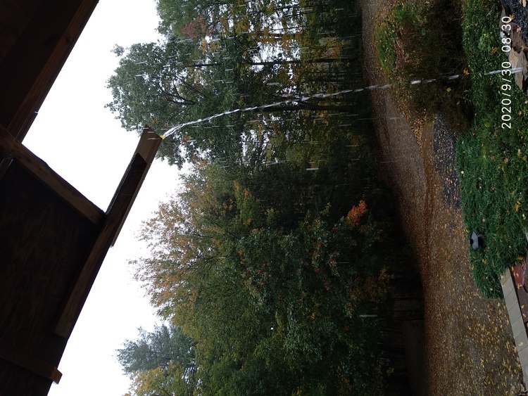 20-0930-083009: water flow was twice as much a miinute before this was taken